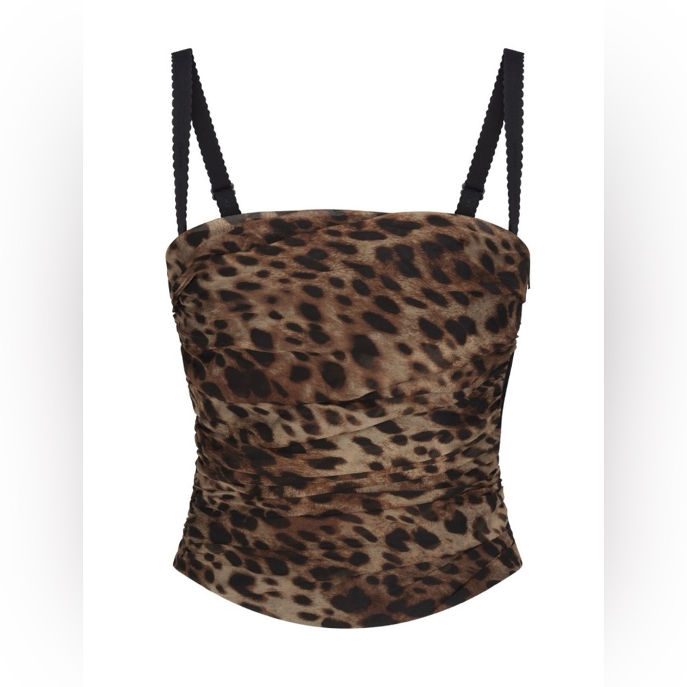 NWT / DOLCE & GABBANA X SKIMS ROMANCE CORSET / LEOPARD / Small *SOLD OUT*